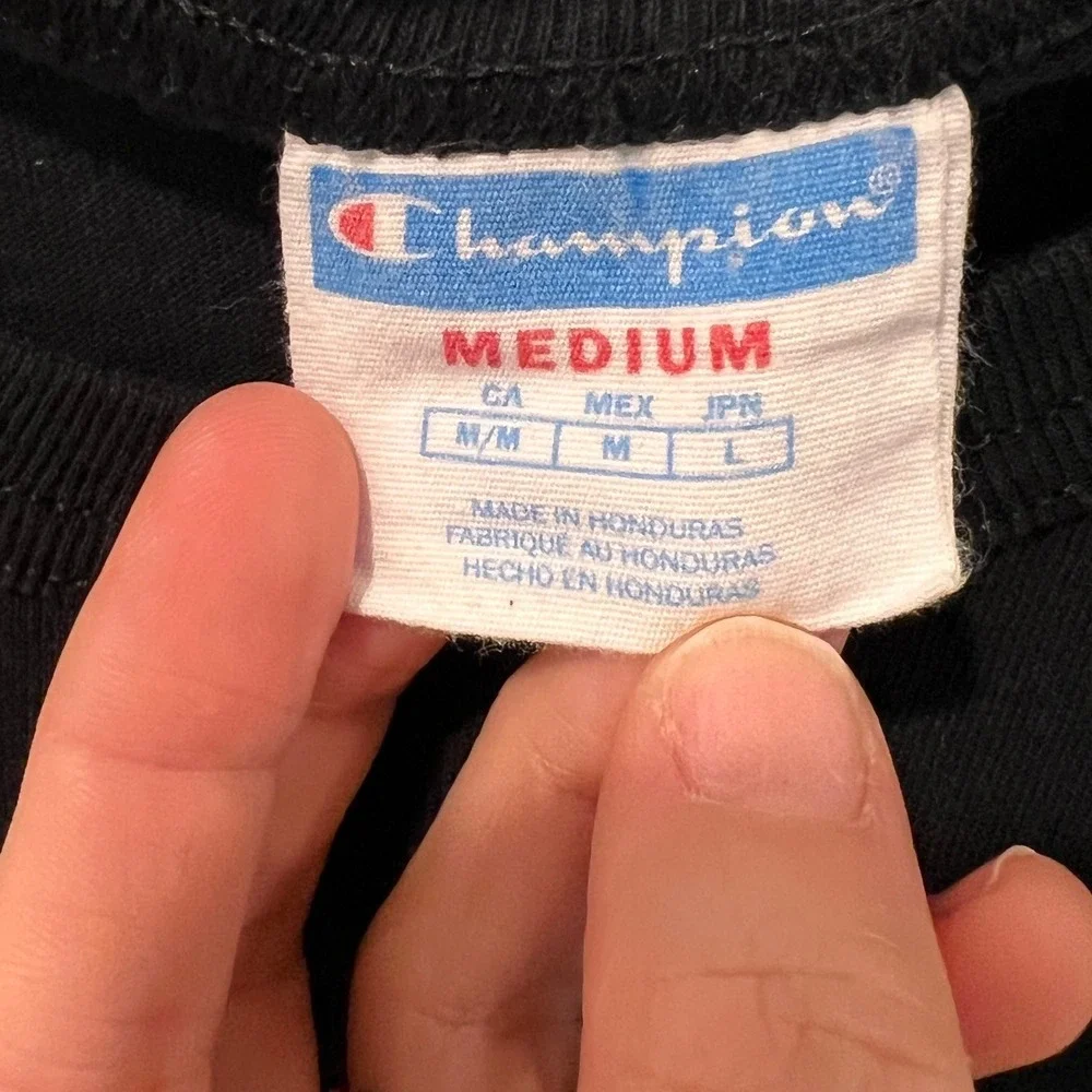 Champion Naturel Cookie Monster T-Shirt Black Graphic‎ Print Mens Medium - Picture 7 of 10